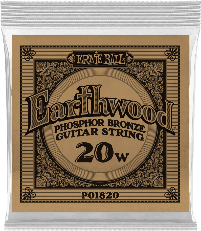 .020 EARTHWOOD PHOSPHOR BRONZE ACOUSTIC GUITAR STRINGS