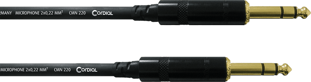 Cordial Stereo-Audiokabel Klinke 6 m