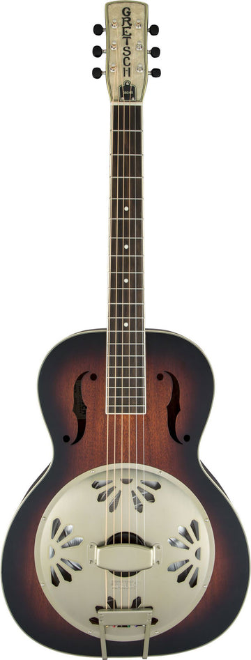 G9240 Alligator Resonatorgitarre mit Round-Neck und Biscuit-Cone, 2-Color Sunburst