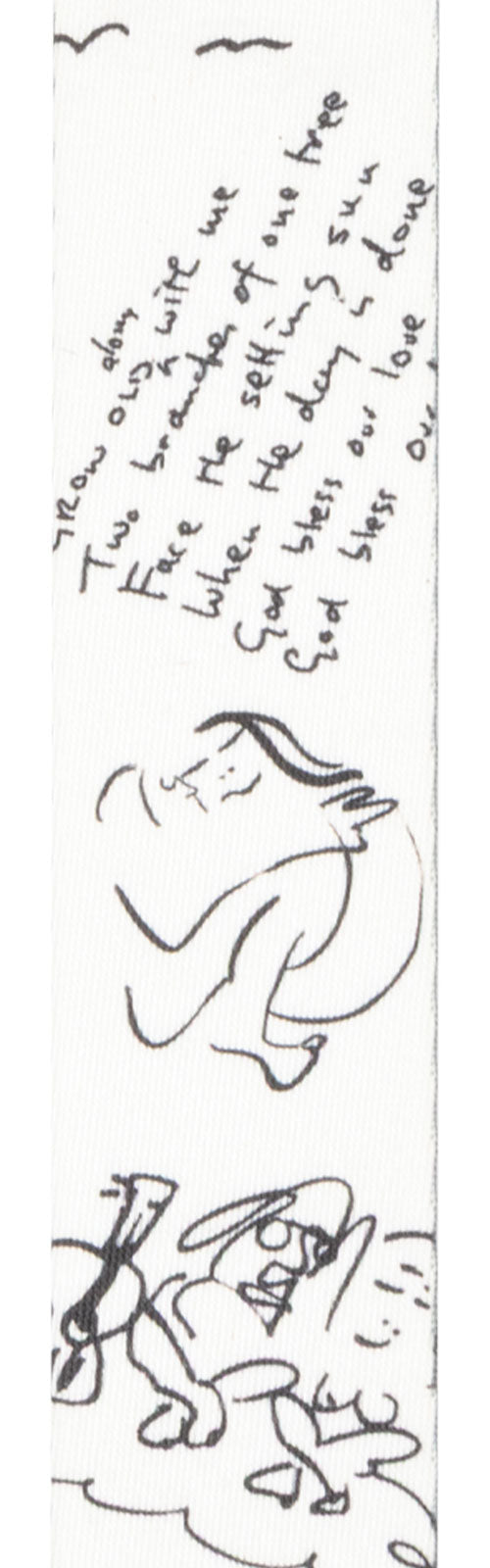 John Lennon Art Series Polyester Strap - John & Yoko