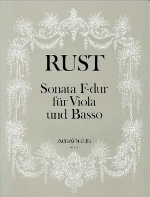 Rust F.W. - Sonate in F-Dur - Viola und Klavier