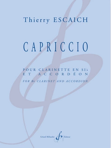 Escaich Thierry - Capriccio - Clarinette Sib & Accordeon