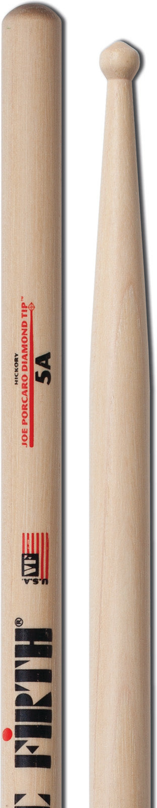 JOE PORCARO "DIAMOND TIP" SERIES DRUMSTICKS - 5A