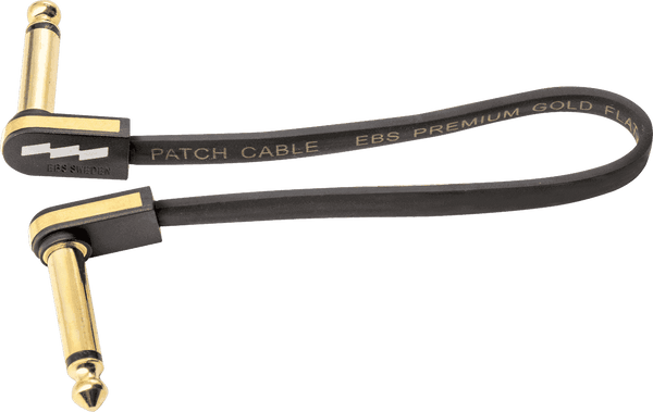 Gitarren-Patchkabel 18 CM Kompakt Gold