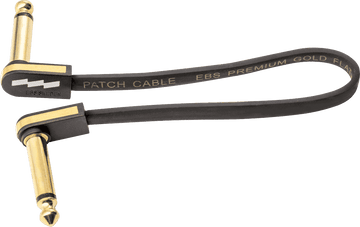 Gitarren-Patchkabel 18 CM Kompakt Gold