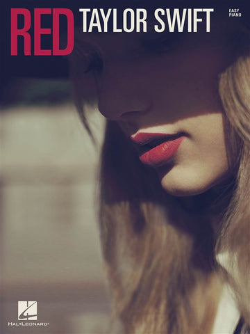 SWIFT TAYLOR RED EASY PIANO SONGBOOK - PIANO SOLO