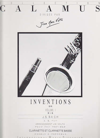 Bach - Inventions Vol.2 Pour Clarinette et Clarinette Basse