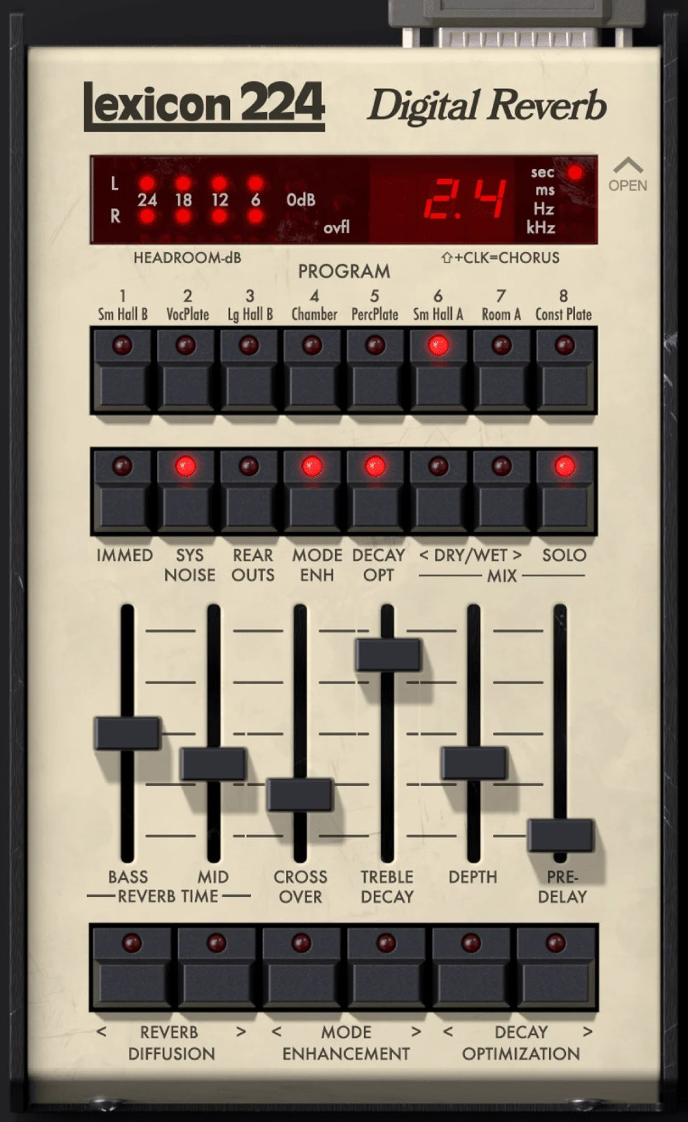 Universal Audio UAD Lexicon 224 Digitaler Hall