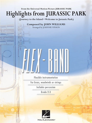 JOHN WILLIAMS - HIGHLIGHTS FROM JURASSIC PARK - SCORE FLEX BAND