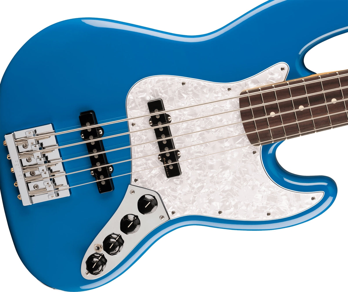 Jazz Bass V Active Player II Modified RW Elektrikblau