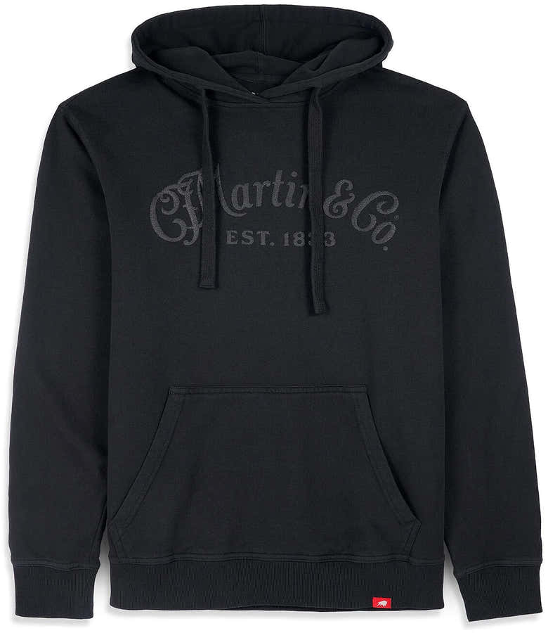 Kapuzen-Sweatshirt Ton-in-Ton Schwarz L