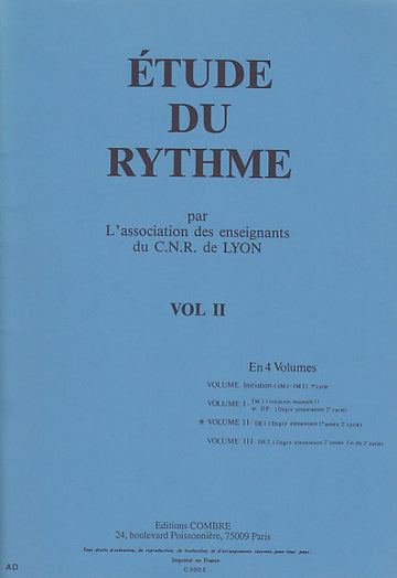 CNR de Lyon - Rhythmusetüde Vol.2