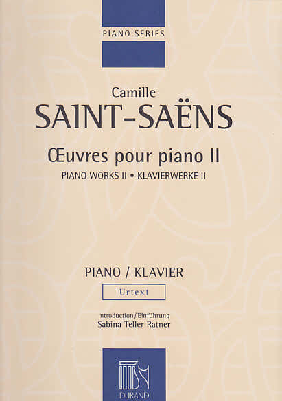 SAINT-SAENS C. - OEUVRES POUR PIANO - VOLUME II (VALSES) - PIANO