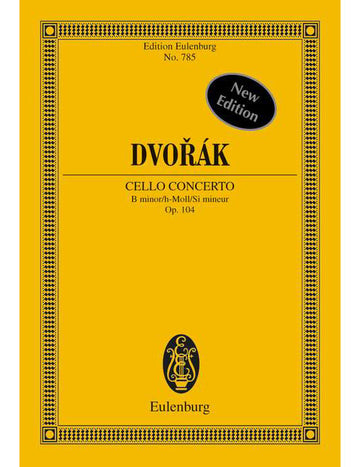 Dvorák - Concert Si Mineur Op. 14 B 191 - Violoncelle et Orchestre