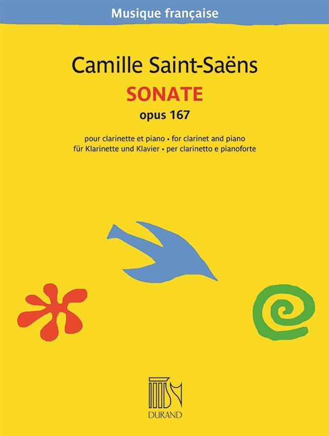 SAINT-saens Camille - Sonate Op.167 - Clarinette & Piano
