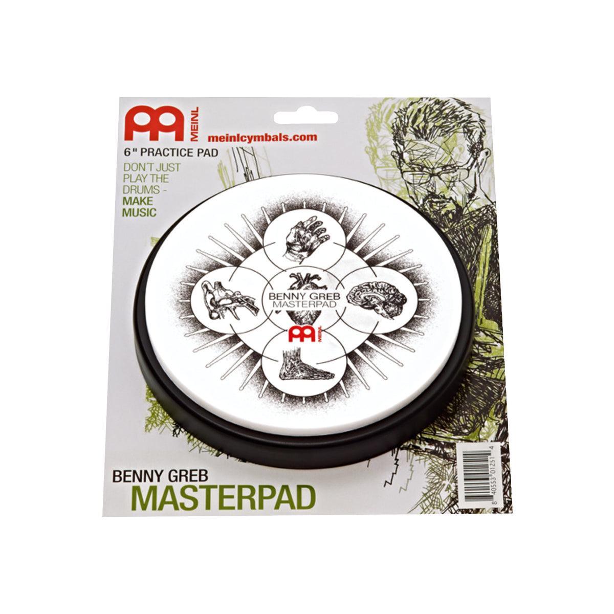 MPP-6-BG - PRACTICE PAD 6" BENNY GREB