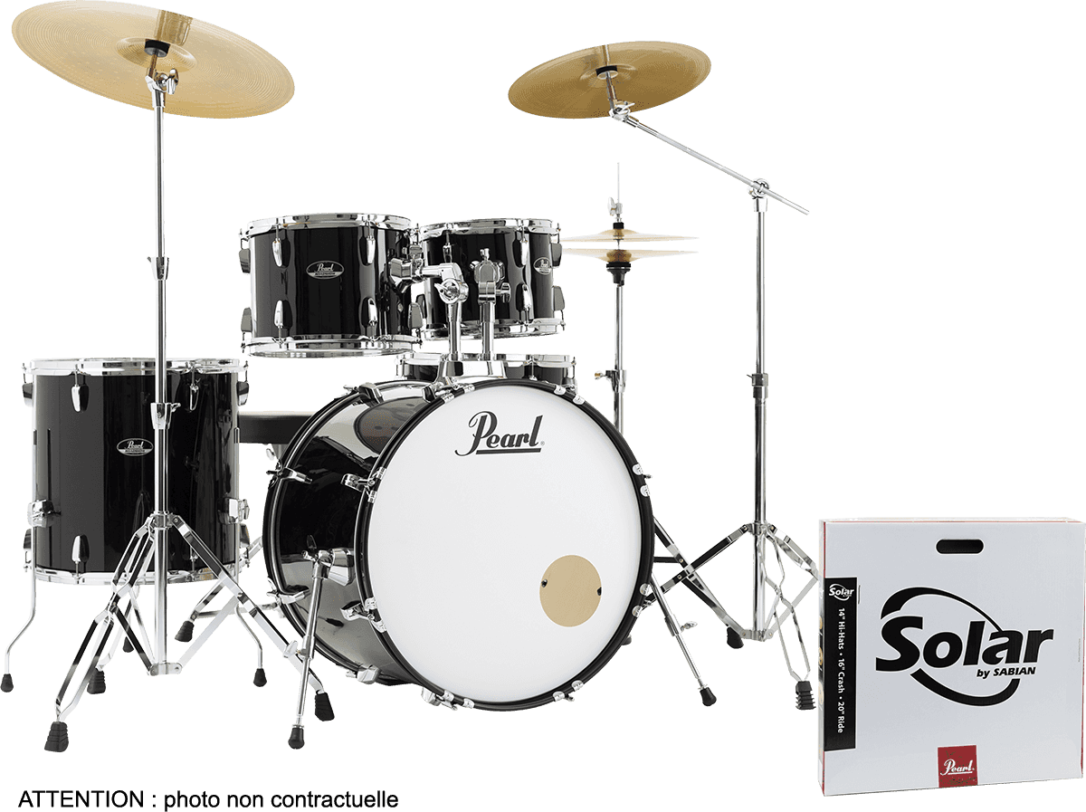 ROADSHOW STAGE 22 + B-50 JET BLACK + SOLAR CYMBALS
