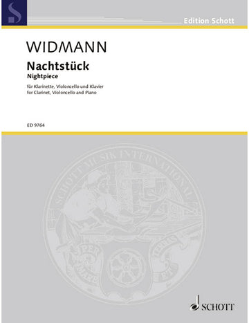 WIDMANN J. - NIGHTPIECE - MUSIQUE DE CHAMBRE