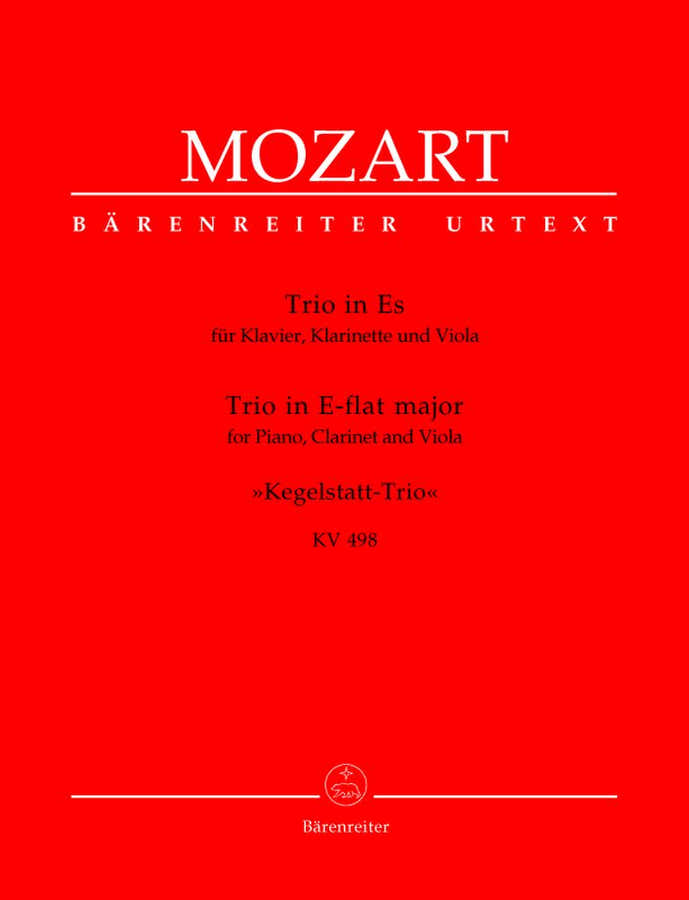 Moz W.A. - Trio Des Quilles En Mib Majeur Kv 498 - Piano Clarinette Alto