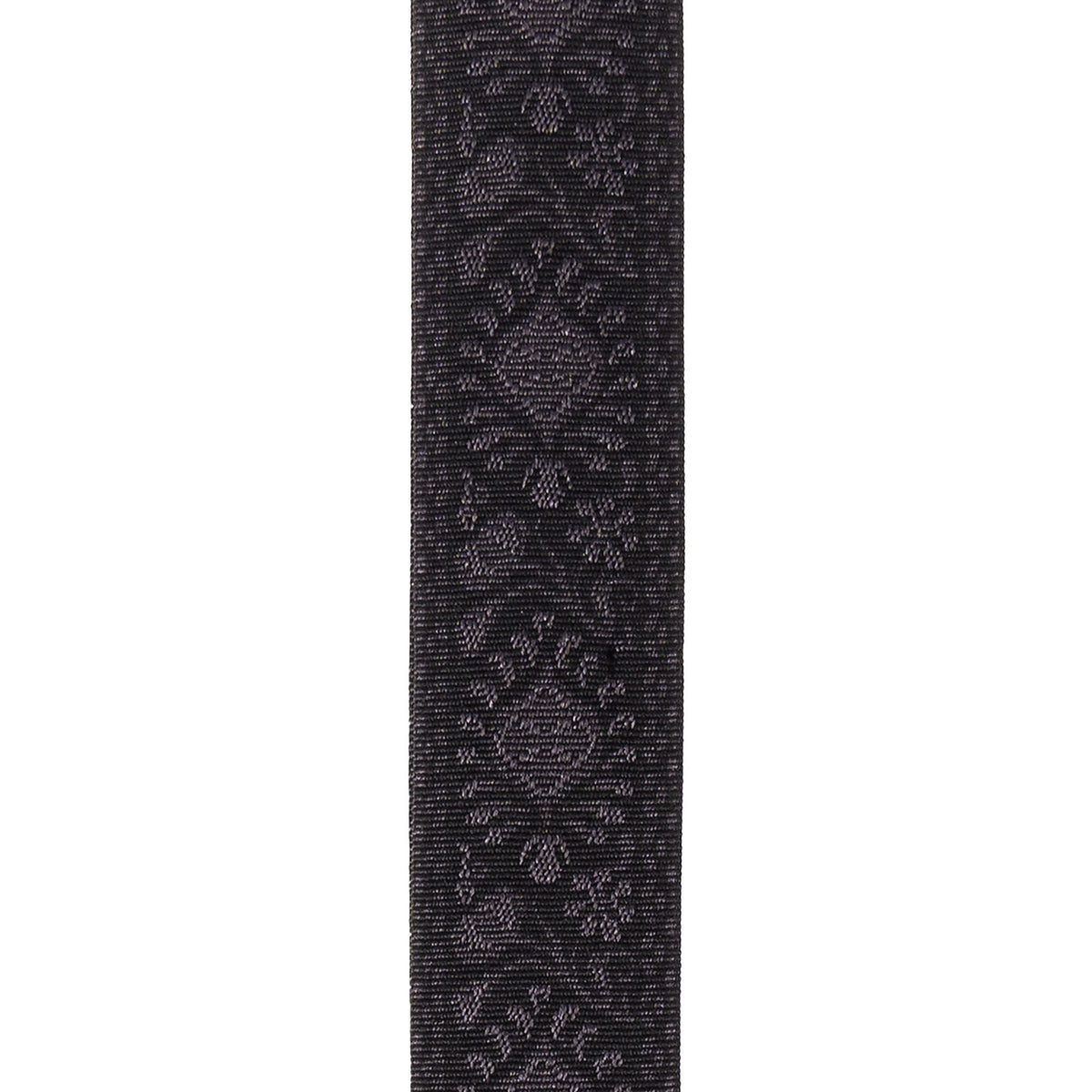 Geflochtener Gitarrengurt Monterey Black Tubular