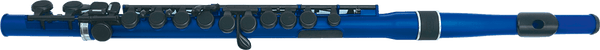 Nuvo STUDENT FLUTE METALLIC-BLAU UND SCHWARZ