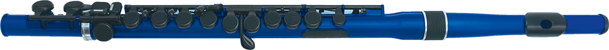 Nuvo STUDENT FLUTE METALLIC-BLAU UND SCHWARZ