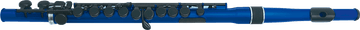 STUDENT FLUTE METALLIC-BLAU UND SCHWARZ