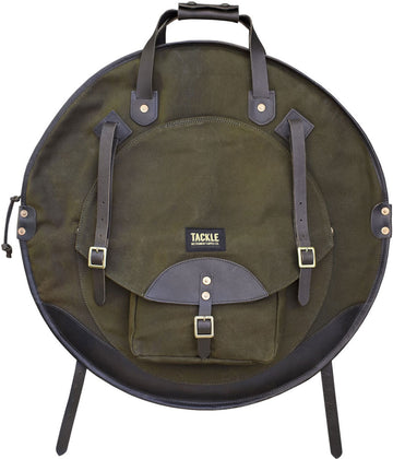Cymbal-Rucksack 22" - Grün/Dunkelbraun