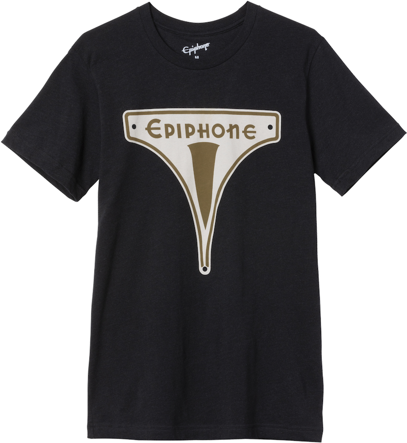 "XL" T-Shirt mit Lifestyle-Vintage-Abzeichen Schwarz
