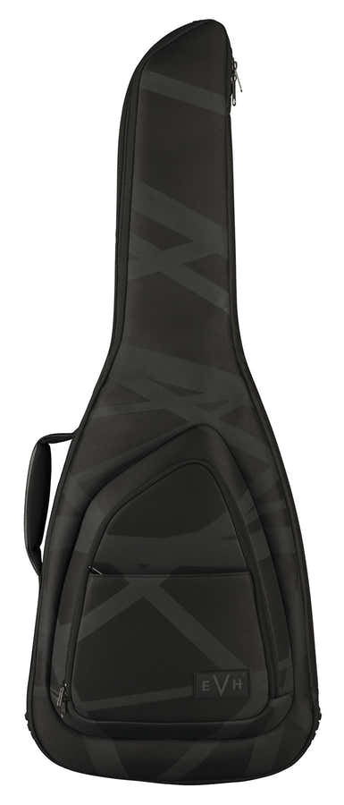 E-Gitarren-Gigbag Schwarz Und Grau Gestreift