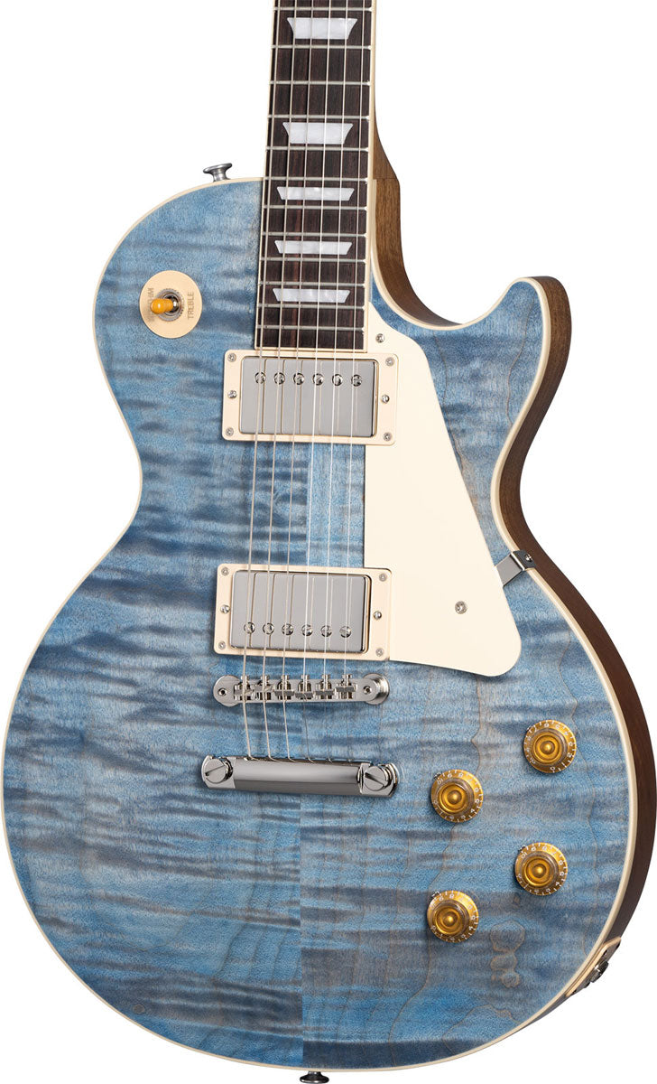 Les Paul Standard 50s Gemaserte Decke Ocean Blue Original