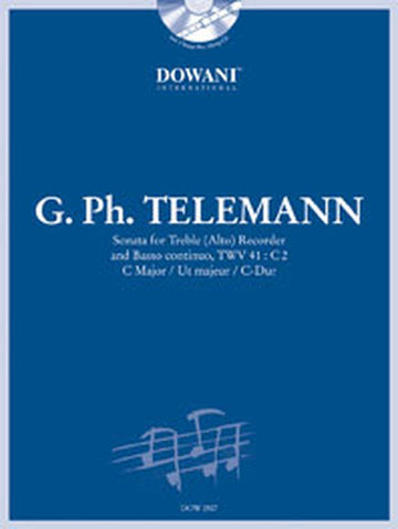 Telemann G.P. - Sonata Twv 41: C2 In C Major - Flute A Bec Alto Bc