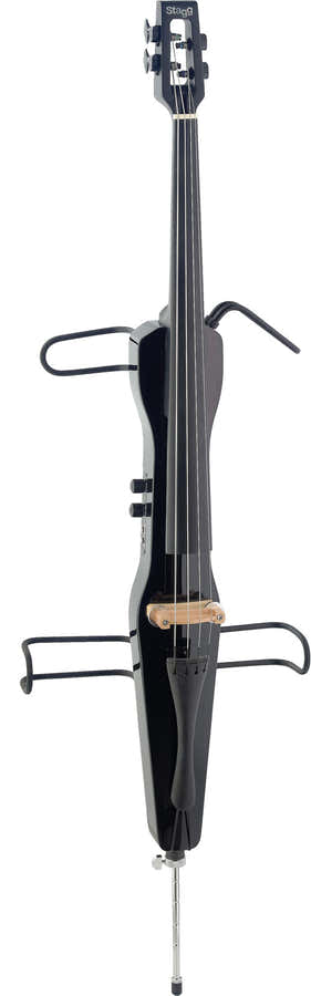 ECL 4/4 BK Cello+Tragetasche/Bogen Schwarz