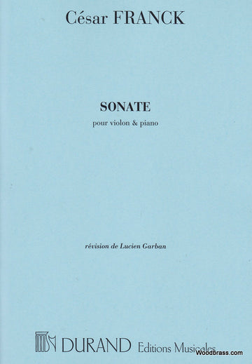 FRANCK C. - SONATE - VIOLON ET PIANO