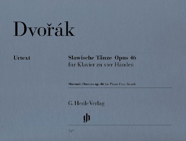 Dvorak A. - Slavonic Dances Op. 46 Piano FOUR-hands