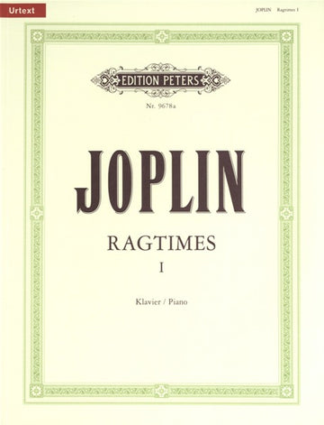 Joplin Scott - Ragtimes Vol.1 - Klavier