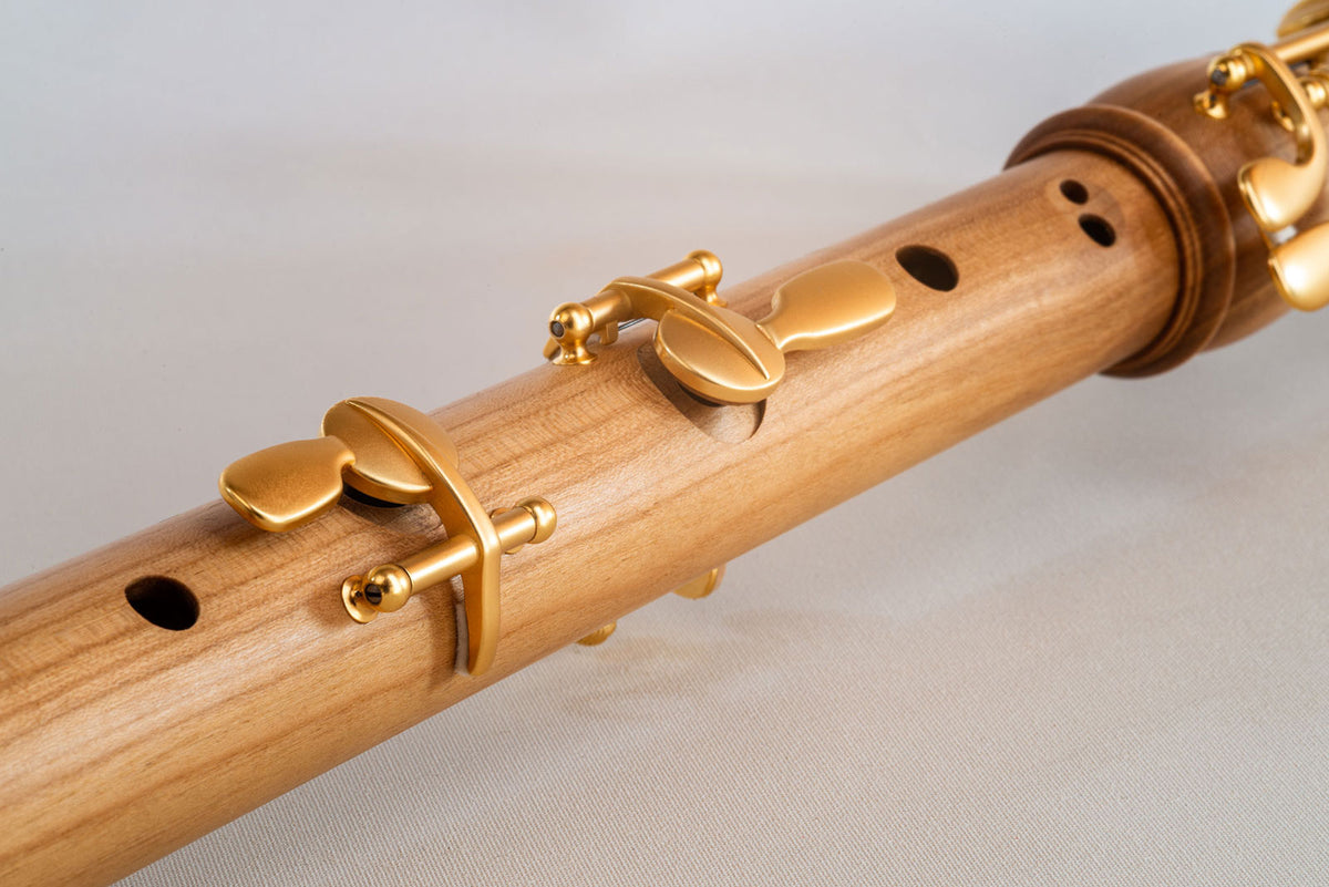 Denner Komfort gebogener Tenor 5431KC - Kirschholz (barocke Griffweise)