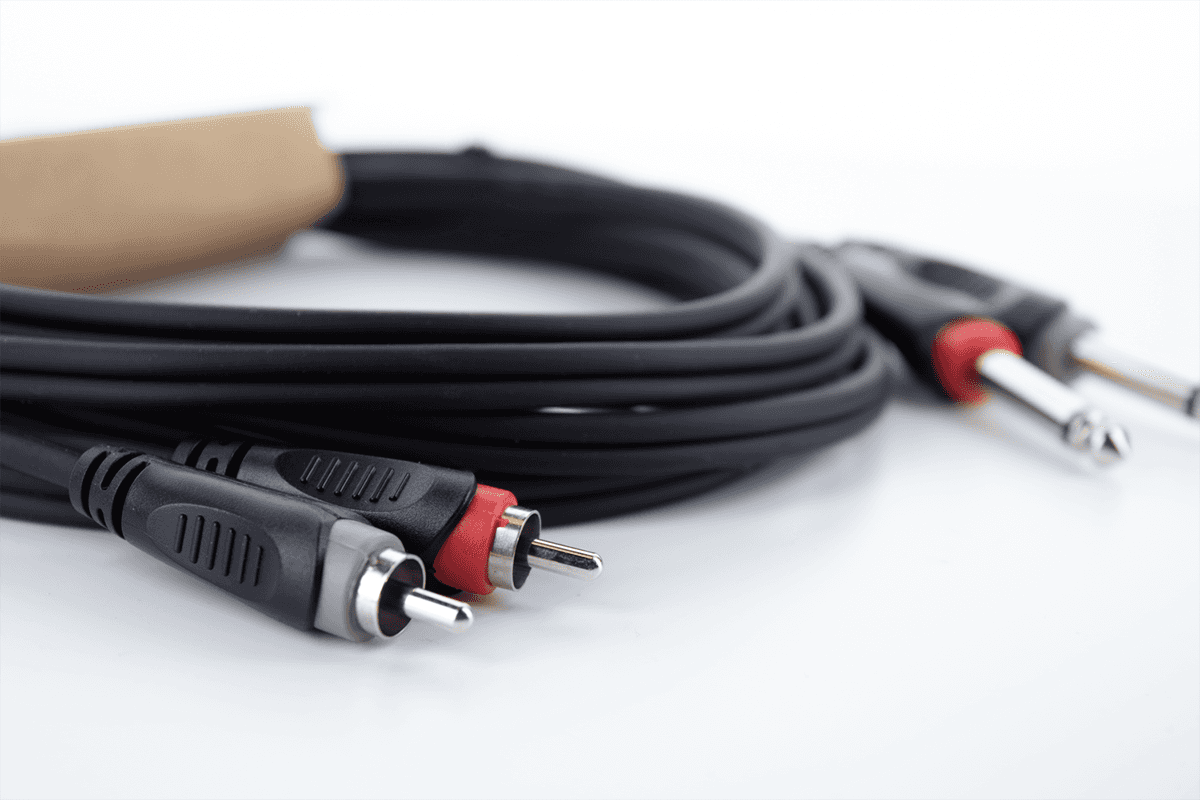 Audio-Doppelkabel Mono-Klinke - RCA 6 M