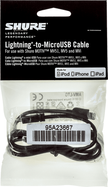 Micro-USB-Kabel - Lightning 1 M