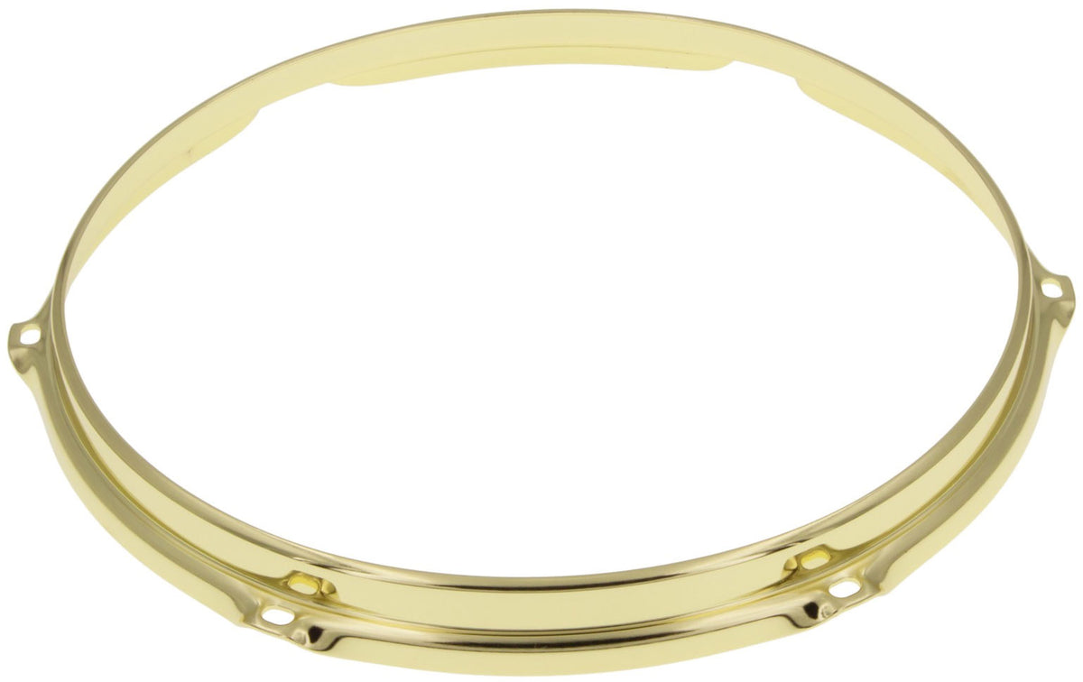 HS23-10-6BR - Spannreifen 10" 6 Spannschrauben Gold S-Style Triple Flange 2.3mm