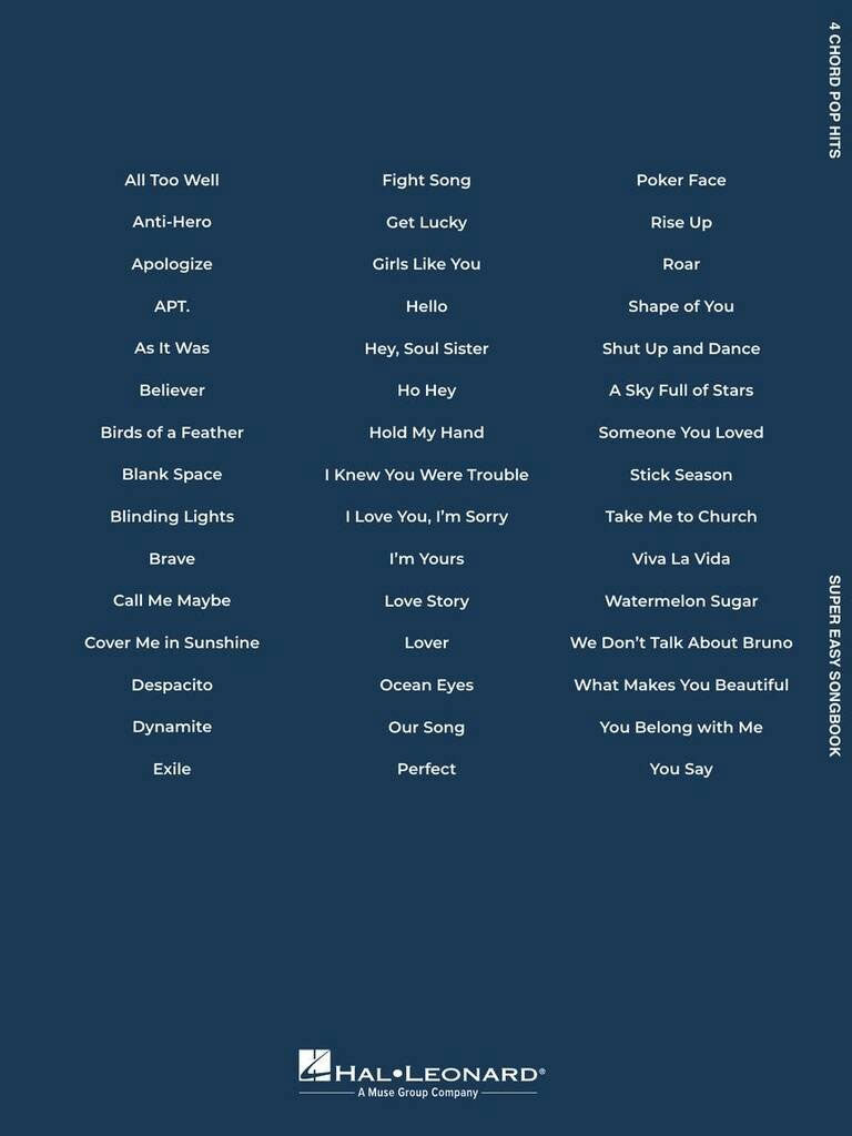 4 Chord Pop Hits