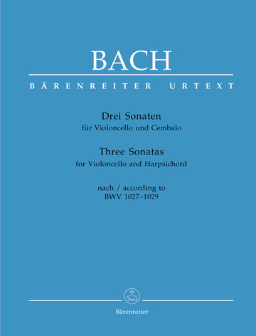 Bach J.S. - Three Sonatas For Violoncello And Harpsichord BWV 1027-1029