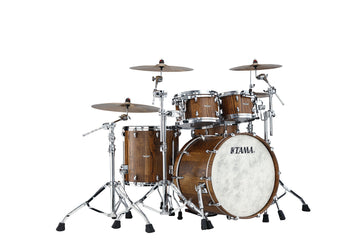 STAR WALNUT 4-PIECE SHELL PACK WITH 22" BASS DRUM ROASTED JAPANESE CHESTNUT