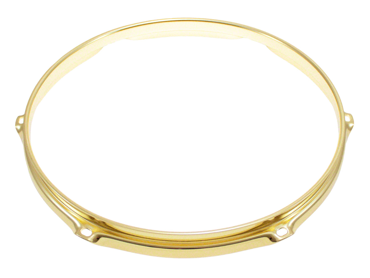 Spannreifen 10" 6 Spannschrauben Gold Super Triple Flange 2.3mm