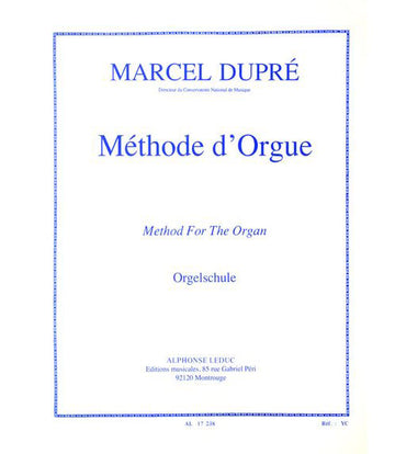 Dupre Marcel - Orgelmethode