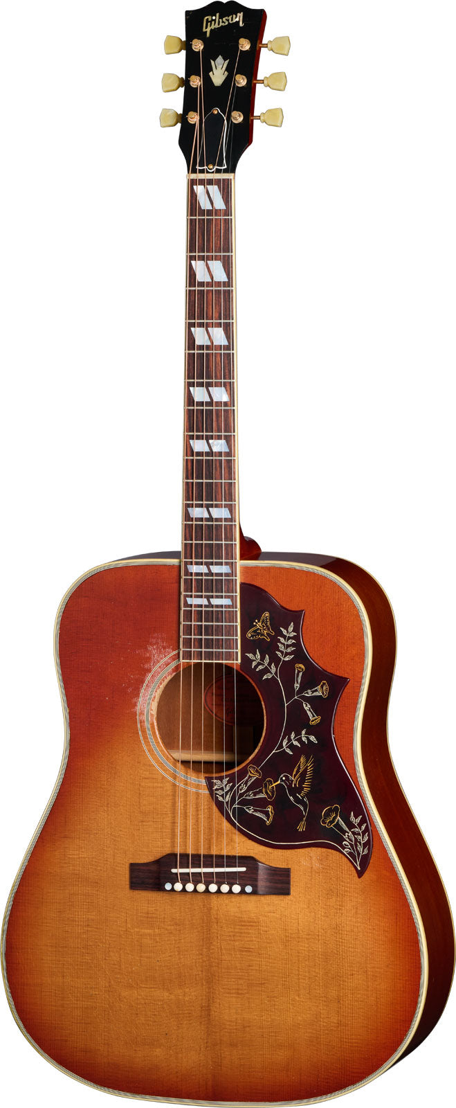 Hummingbird Heavy Aged Washed Cherry Sunburst CSHR
