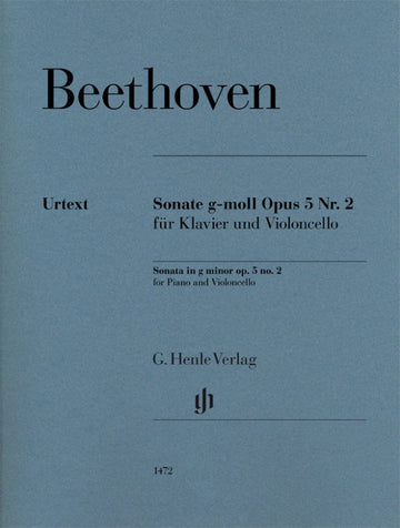 Beethoven L.V. - Sonata In G Minor Op.5 N°2 - Violoncelle & Piano