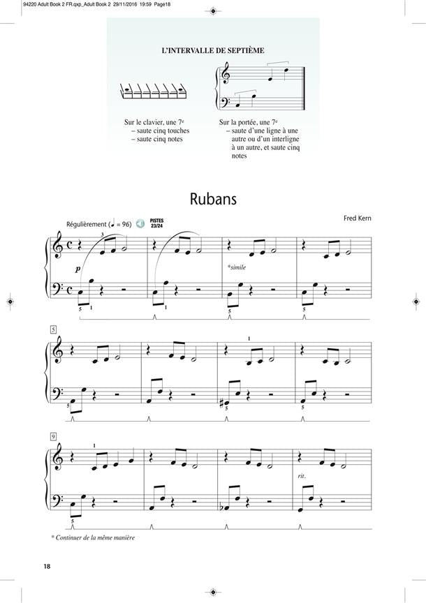 Méthode De Piano Pour Adultes Vol.2 - Kern, Keveren, Kreader, Rejino