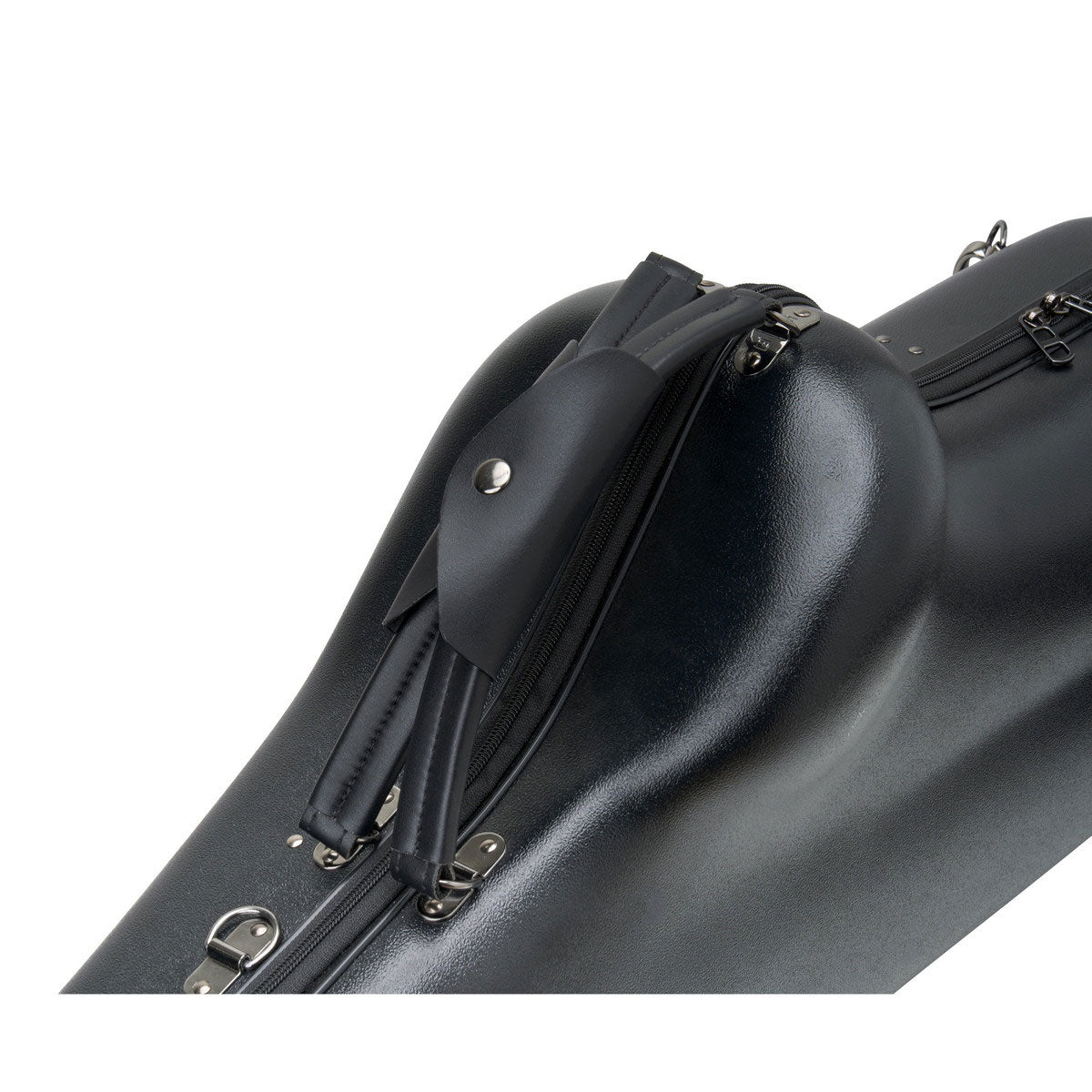 Schwarzes Micro Zip Etui - Tenorsaxophon