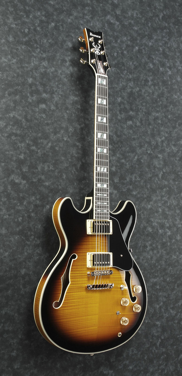 JSM10-VYS Vintage-Gelb-Sunburst Signatur von John Scofield